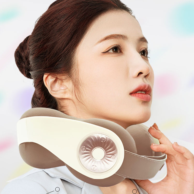 Portable U berbentuk Shiatsu Kneading Neck Massager Neck